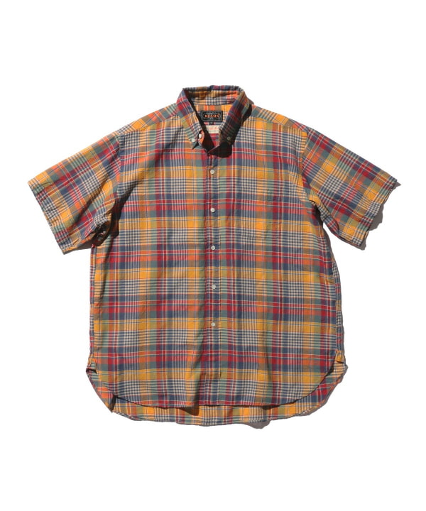【未使用 タグ付き】BEAMS PLUS B.D. MADRAS 赤系 S BEAMS PLUS（ビームス プラス）【タイムセール】B.D. Madras