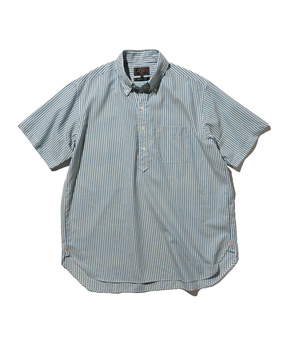 B. D. Pullover Classic-fit Wool Stripe シャツ・ブラウス MEN BLUE M B. D. Pullover Classic-fit Wool Stripe シャツ・ブラウス MEN BLUE M