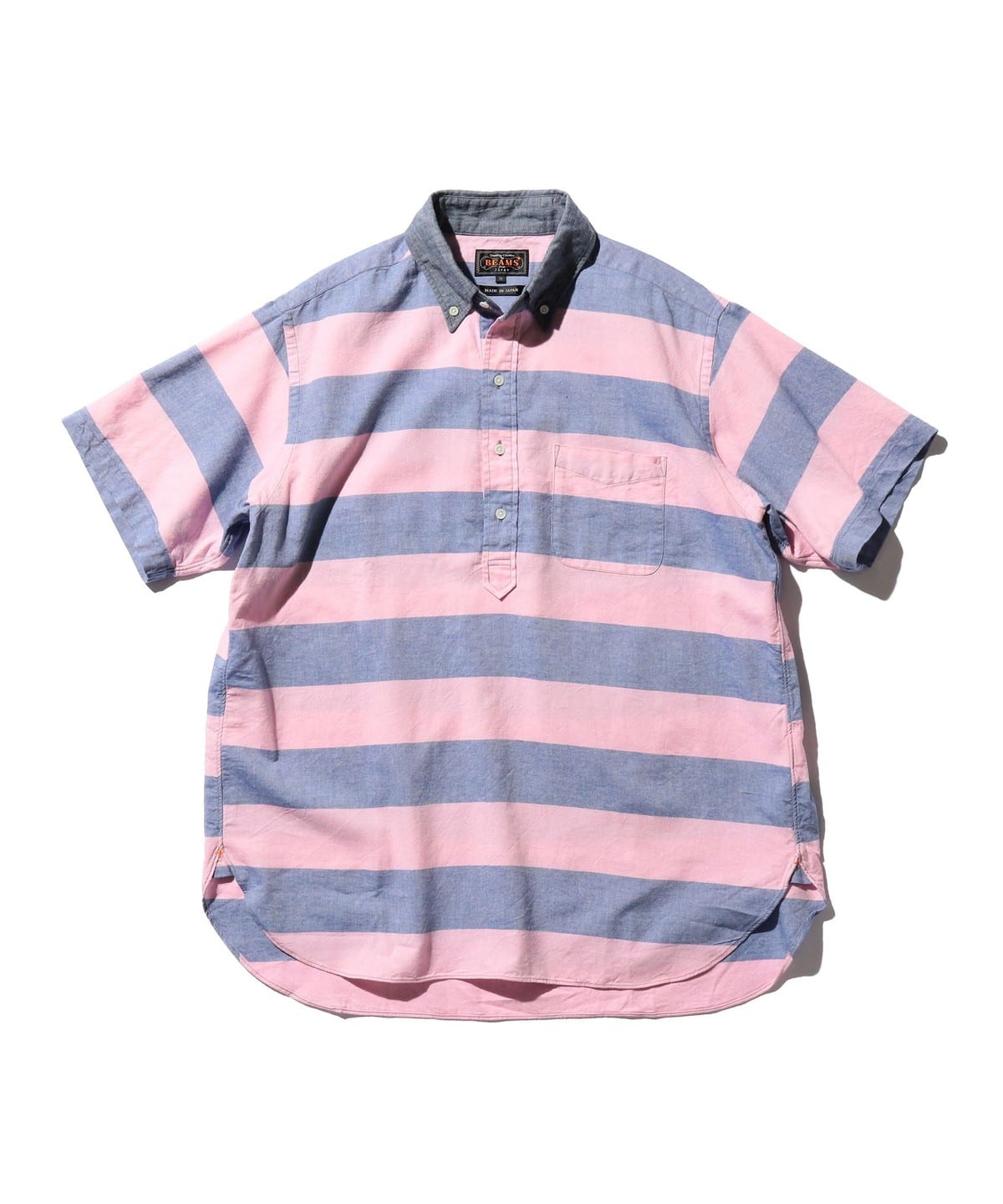 B. D. Pullover Classic-fit Oxford Stripe シャツ・ブラウス MEN PINK S B. D. Pullover Classic-fit Oxford Stripe シャツ・ブラウス MEN PINK S