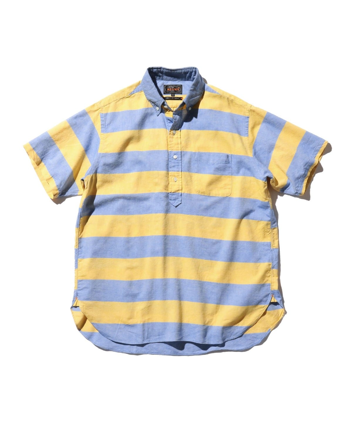 B. D. Pullover Classic-fit Oxford Stripe シャツ・ブラウス MEN YELLOW M B. D. Pullover Classic-fit Oxford Stripe シャツ・ブラウス MEN YELLOW M