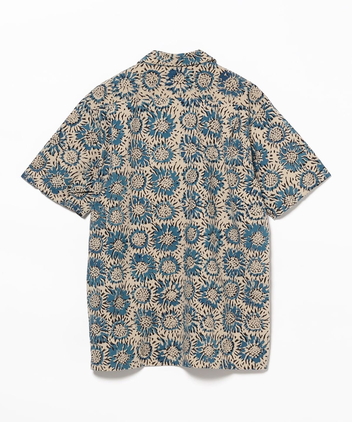 BEAMS PLUS（ビームス プラス）Open Collar Block Print Sun