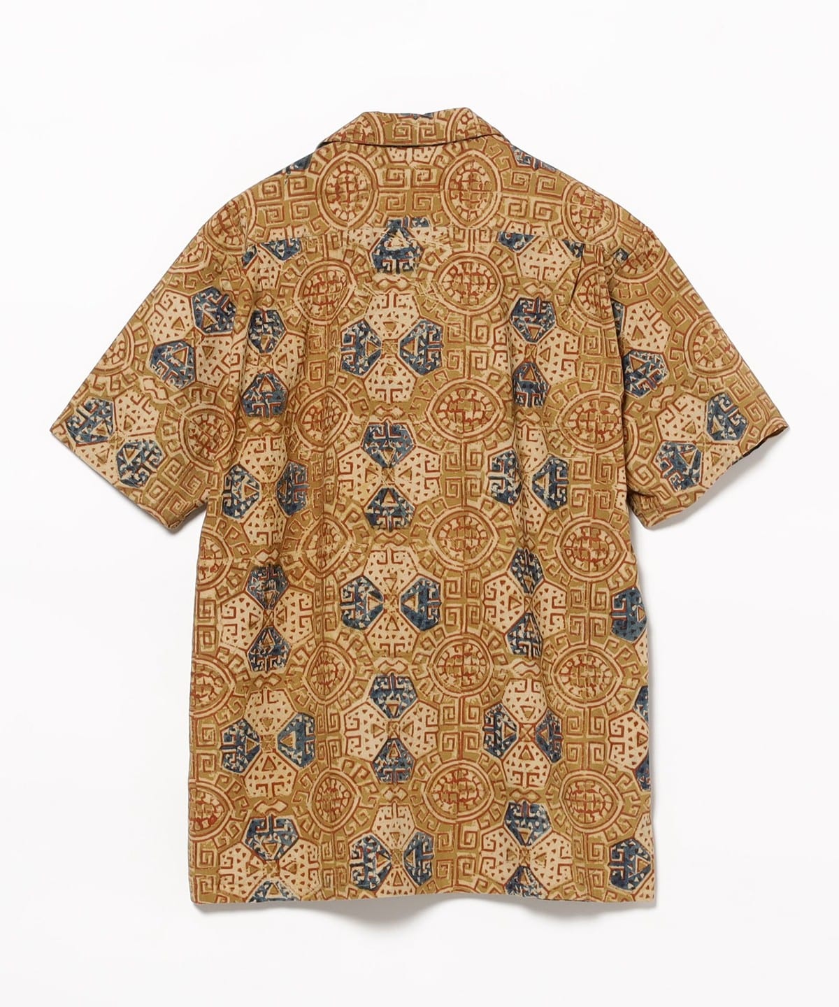 BEAMS PLUS（ビームス プラス）Open Collar Block Print