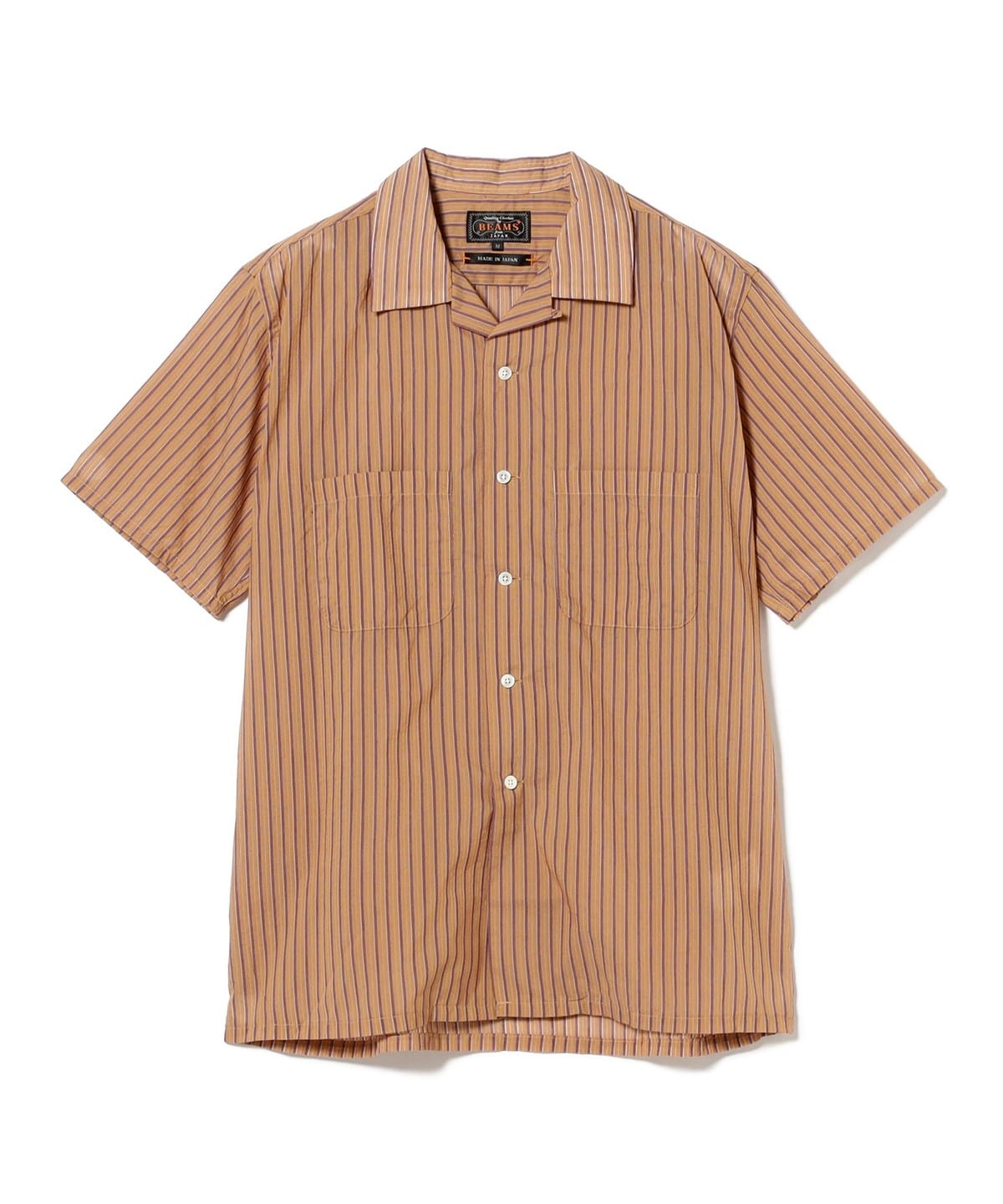 BEAMS PLUS（ビームス プラス）Open Collar Bumpy Stripe