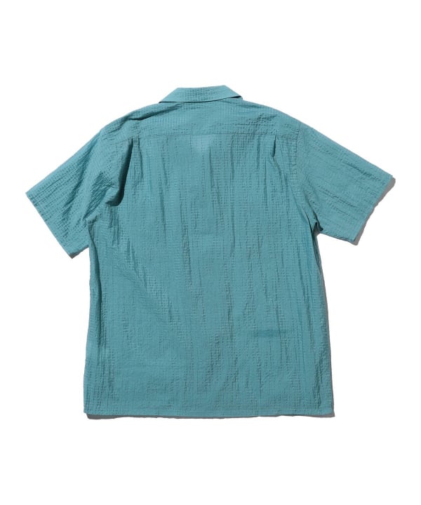 BEAMS PLUS（ビームス プラス）Open Collar Bumpy Nylon（シャツ