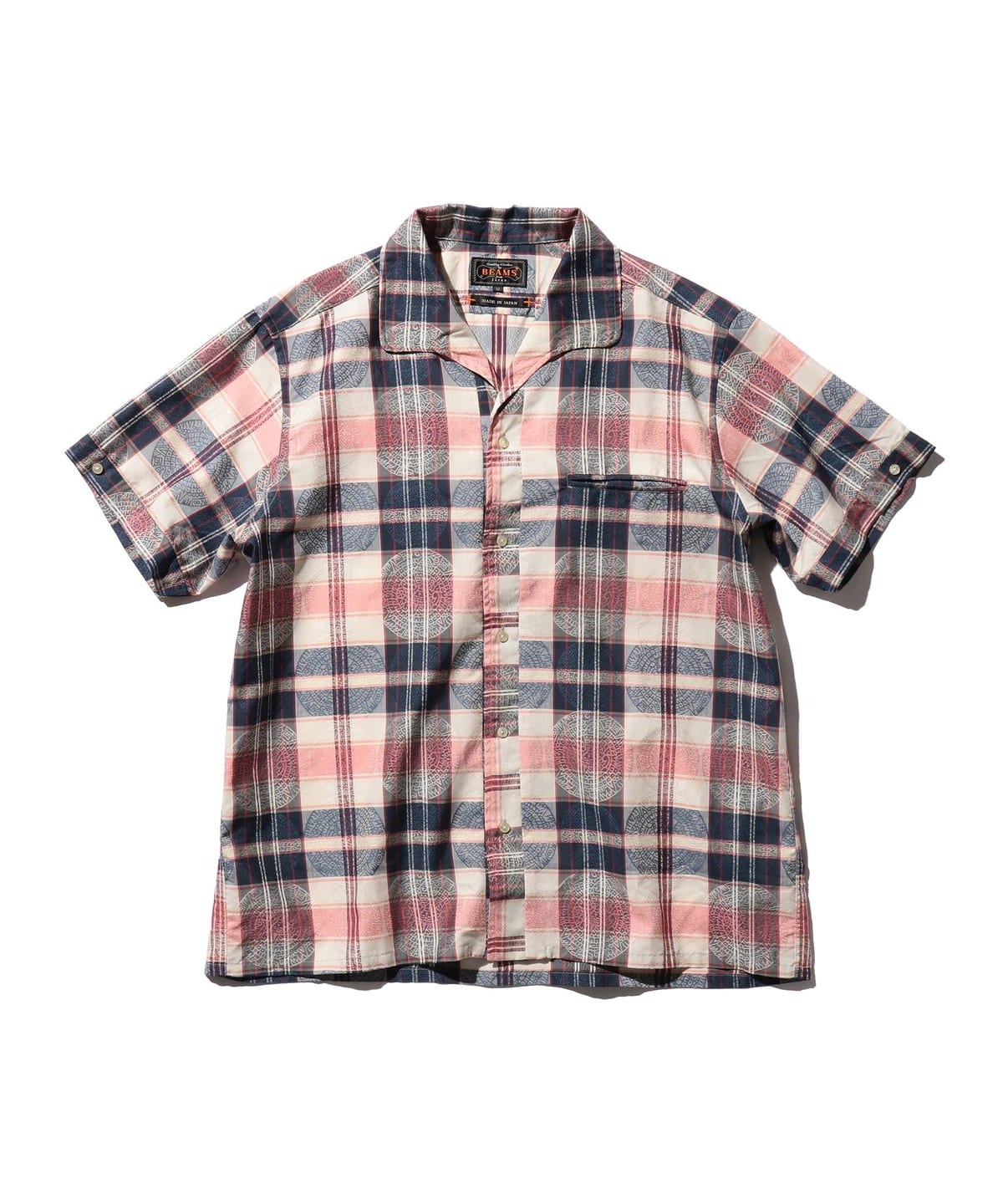Italian Collar Bright Jacquard シャツ・ブラウス MEN NAVY XL Italian Collar Bright Jacquard シャツ・ブラウス MEN NAVY XL