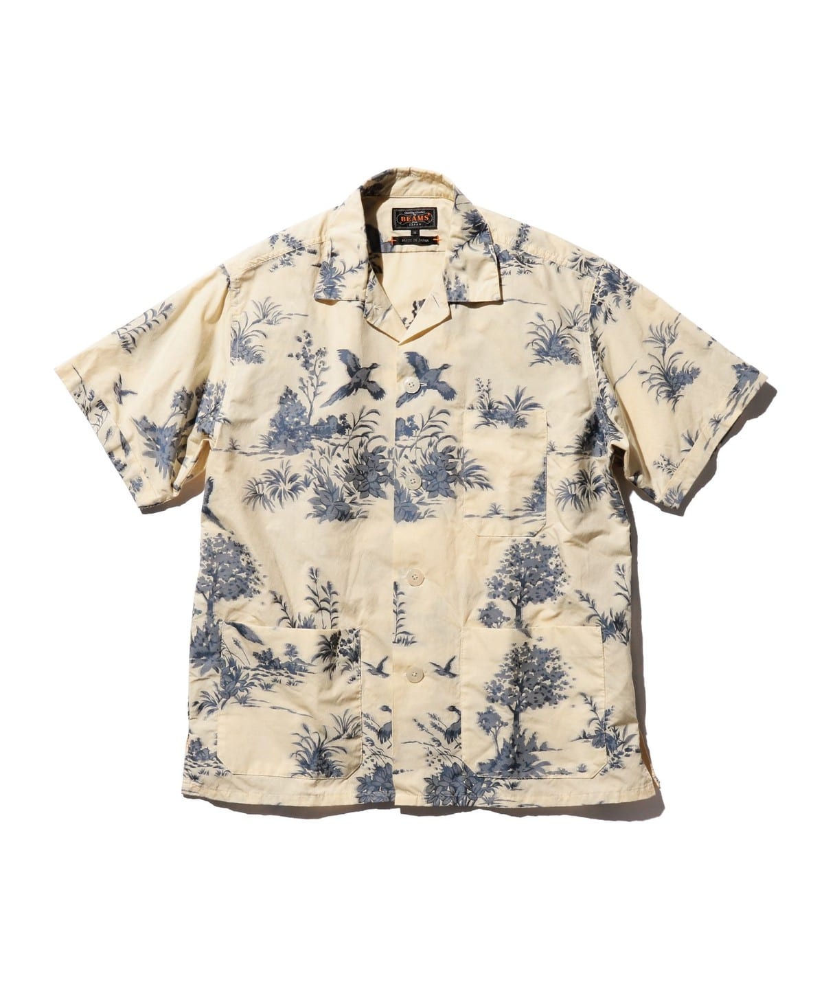 Beach Shirt Cut Jacquard シャツ・ブラウス MEN CREAM S Beach Shirt Cut Jacquard シャツ・ブラウス MEN CREAM S
