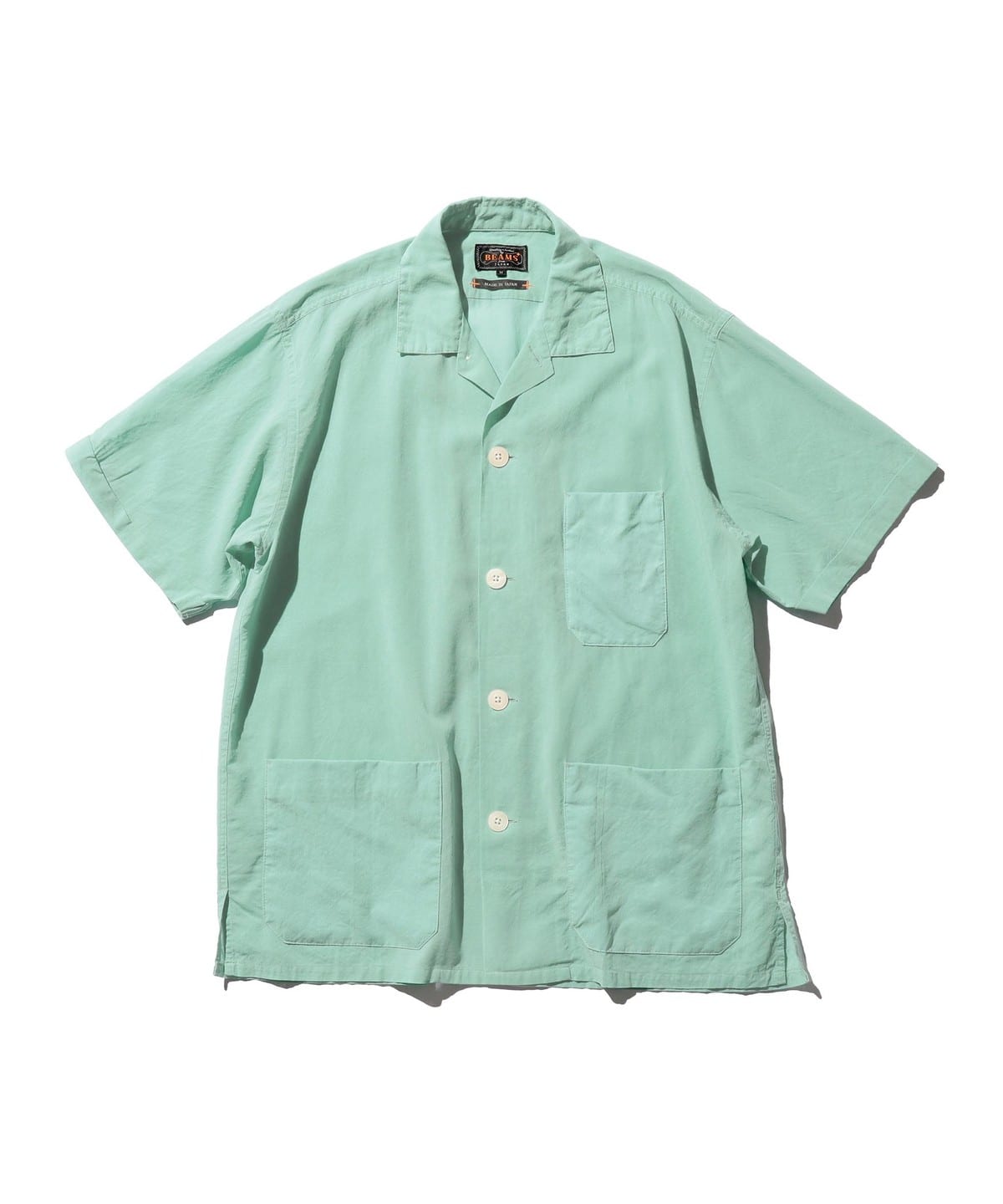 Beach Shirt 100/2 Organdy Garment Dye シャツ・ブラウス MEN MINT. GRN M Beach Shirt 100/2 Organdy Garment Dye シャツ・ブラウス MEN MINT. GRN M