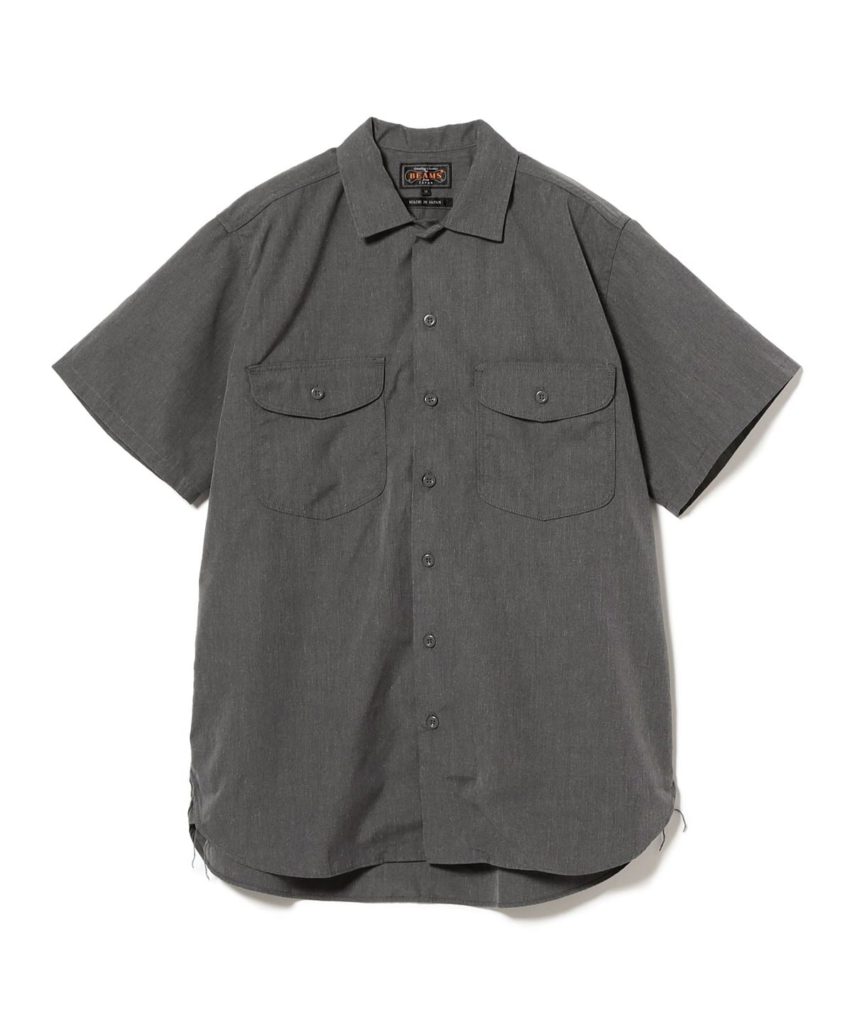 WORK Classic-fit T/C Twill シャツ・ブラウス MEN GREY XL WORK Classic-fit T/C Twill シャツ・ブラウス MEN GREY XL