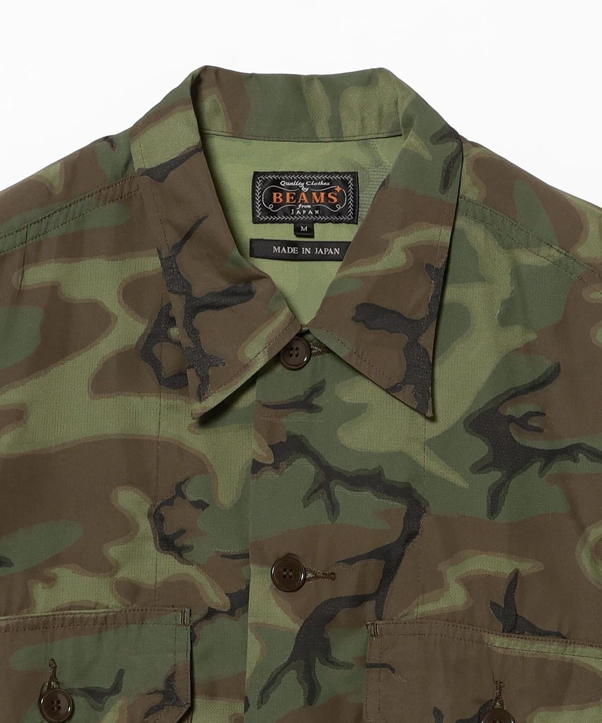 BEAMS PLUS（ビームス プラス）MIL-SHT Mesh Camo Jacquard