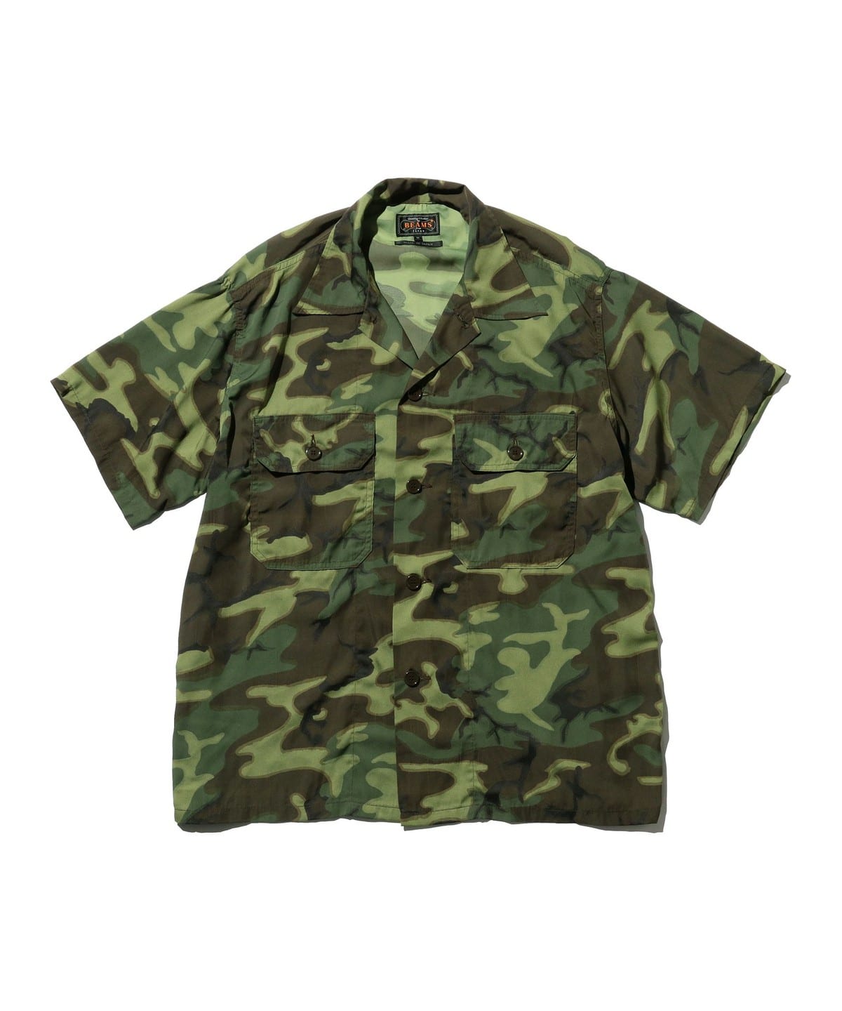 BEAMS PLUS（ビームス プラス）MIL-SHT Mesh Camo Jacquard