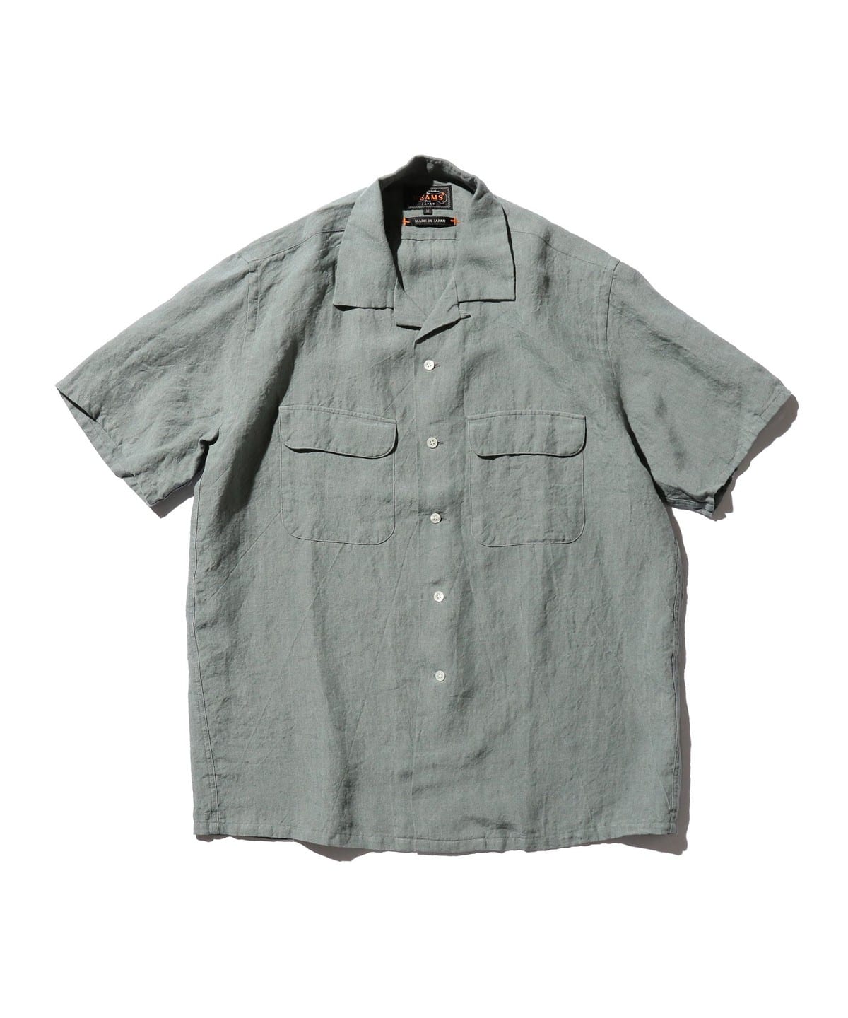 Open Collar 1/40 Linen シャツ・ブラウス MEN SAX L Open Collar 1/40 Linen シャツ・ブラウス MEN SAX L