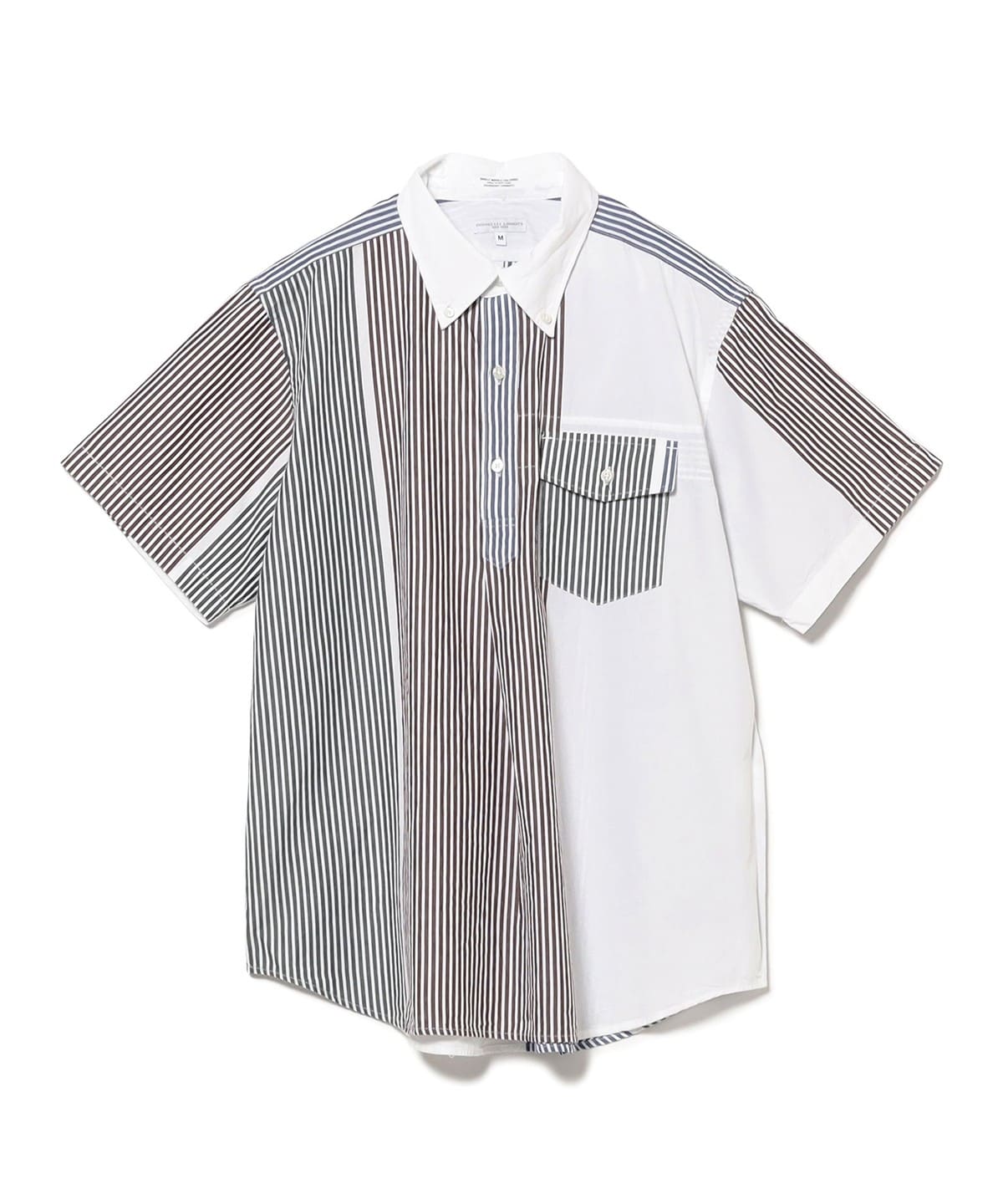 ENGINEERED GARMENTS エンジニアド ガーメンツ / POPOVER BD SHIRT - BLOCK STRIPE シャツ・ブラウス MEN Multi Color XS ENGINEERED GARMENTS エンジニアド ガーメンツ / POPOVER BD SHIRT - BLOCK STRIPE シャツ・ブラウス MEN Multi Color XS