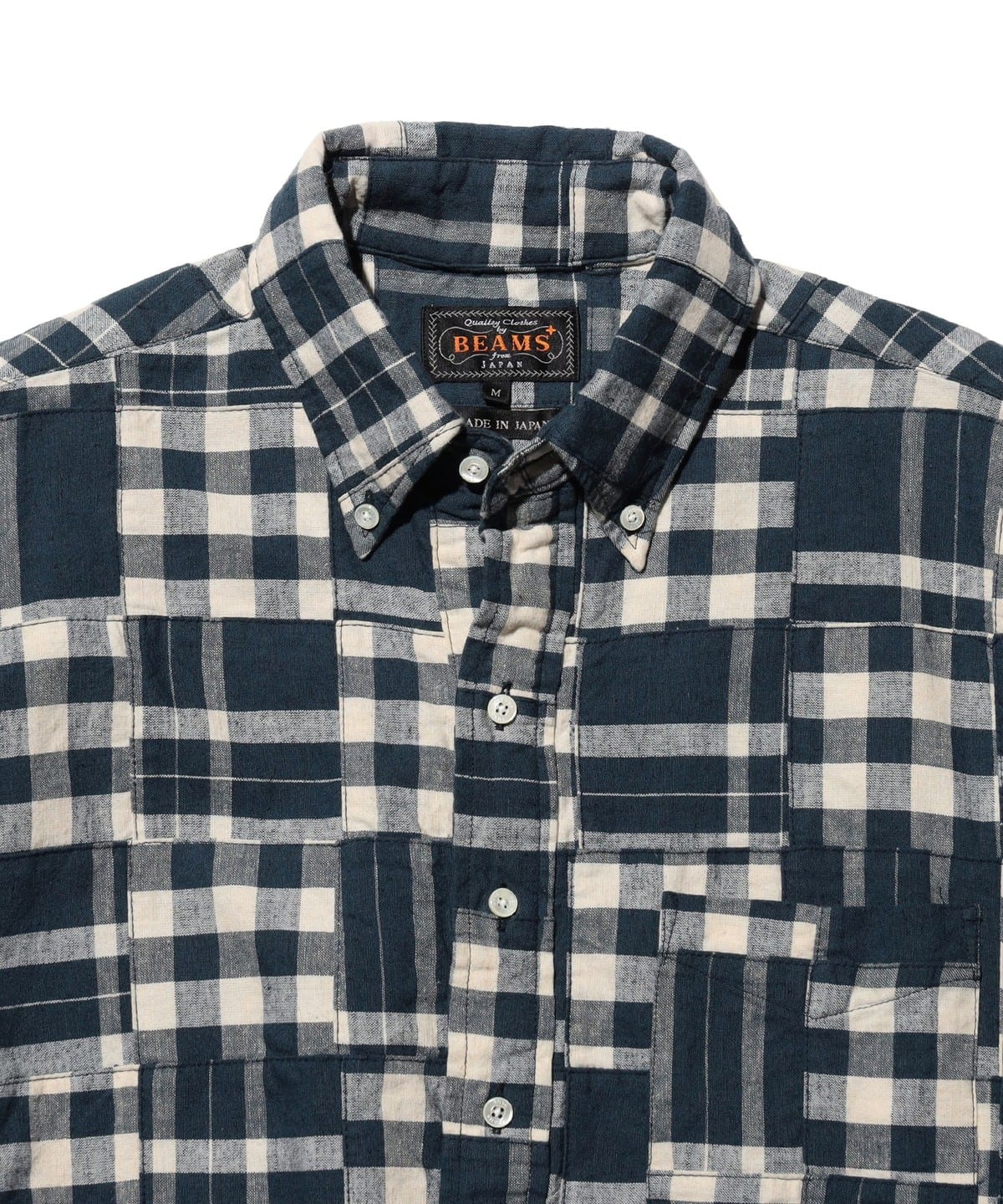 BEAMS PLUS（ビームス プラス）B.D. Pullover Classic-fit Patchwork