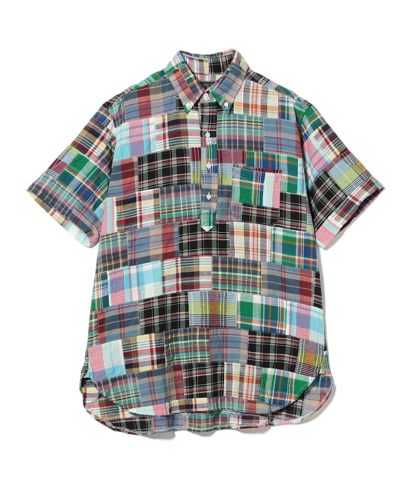 B.D. Pullover Classic-fit Patchwork Madras Multi