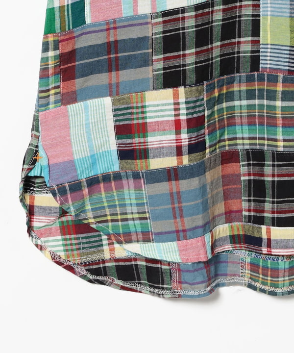 B.D. Pullover Classic-fit Patchwork Madras Multi