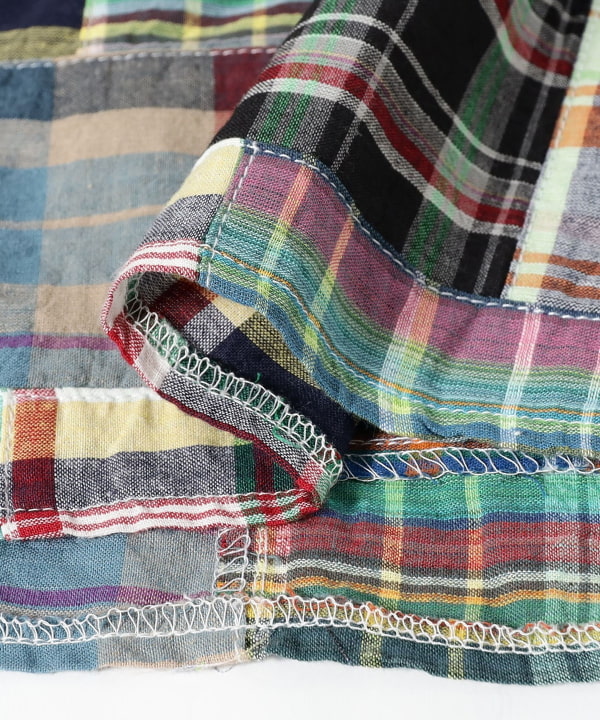 B.D. Pullover Classic-fit Patchwork Madras Multi