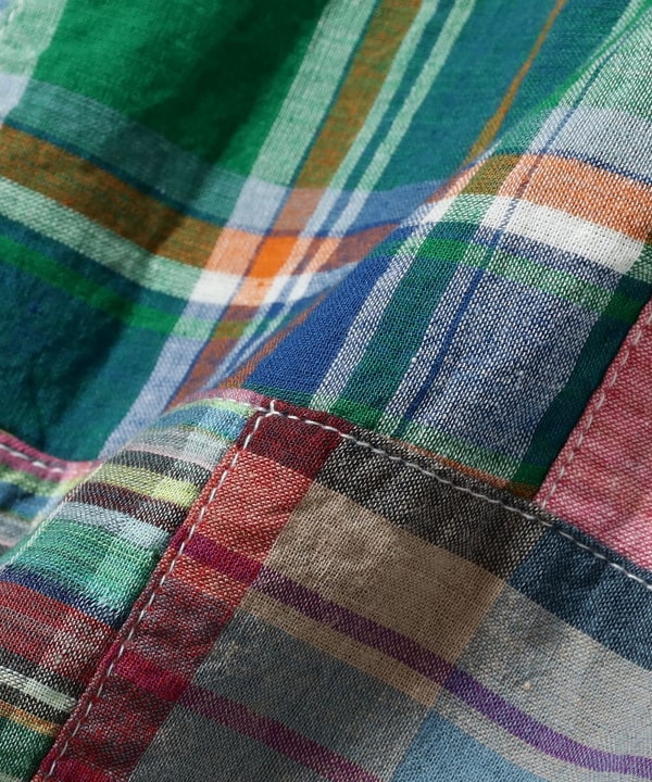 B.D. Pullover Classic-fit Patchwork Madras Multi