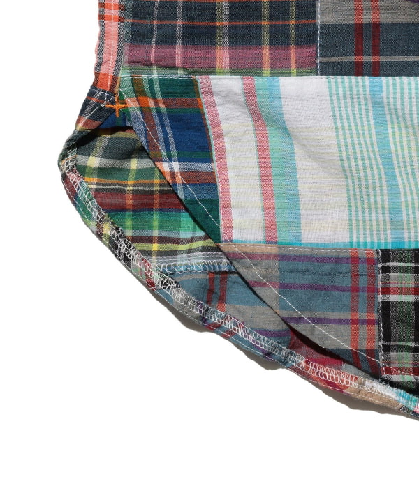 B.D. Pullover Classic-fit Patchwork Madras Multi