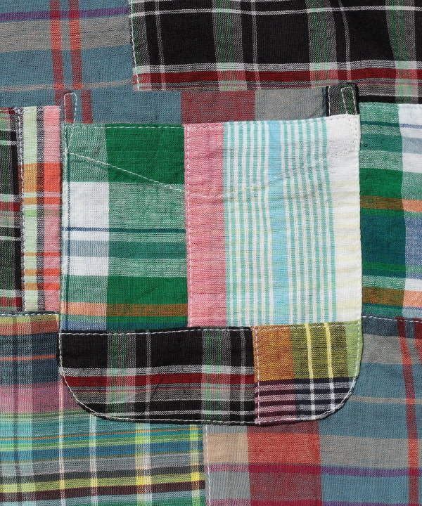 B.D. Pullover Classic-fit Patchwork Madras Multi