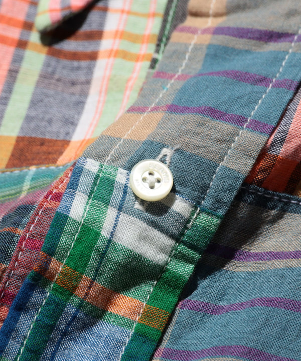 BEAMS PLUS（ビームス プラス）B.D. Pullover Classic-fit Patchwork