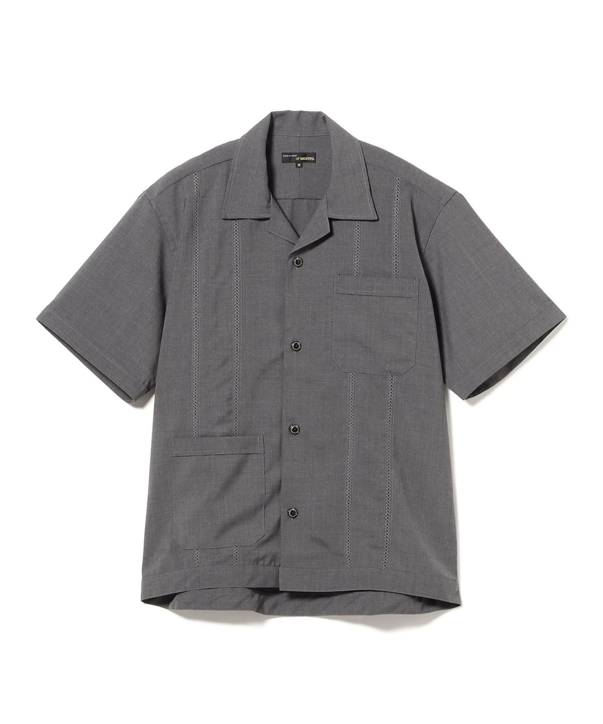 Mビームス別注mojito開襟USA製individualized shirts BEAMS PLUS（ビームス プラス）MOJITO / MARY'S SHIRTS 2.0（シャツ