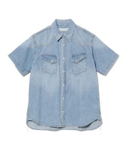 【別注】REMI RELIEF / Denim Western shirt Short Sleeve