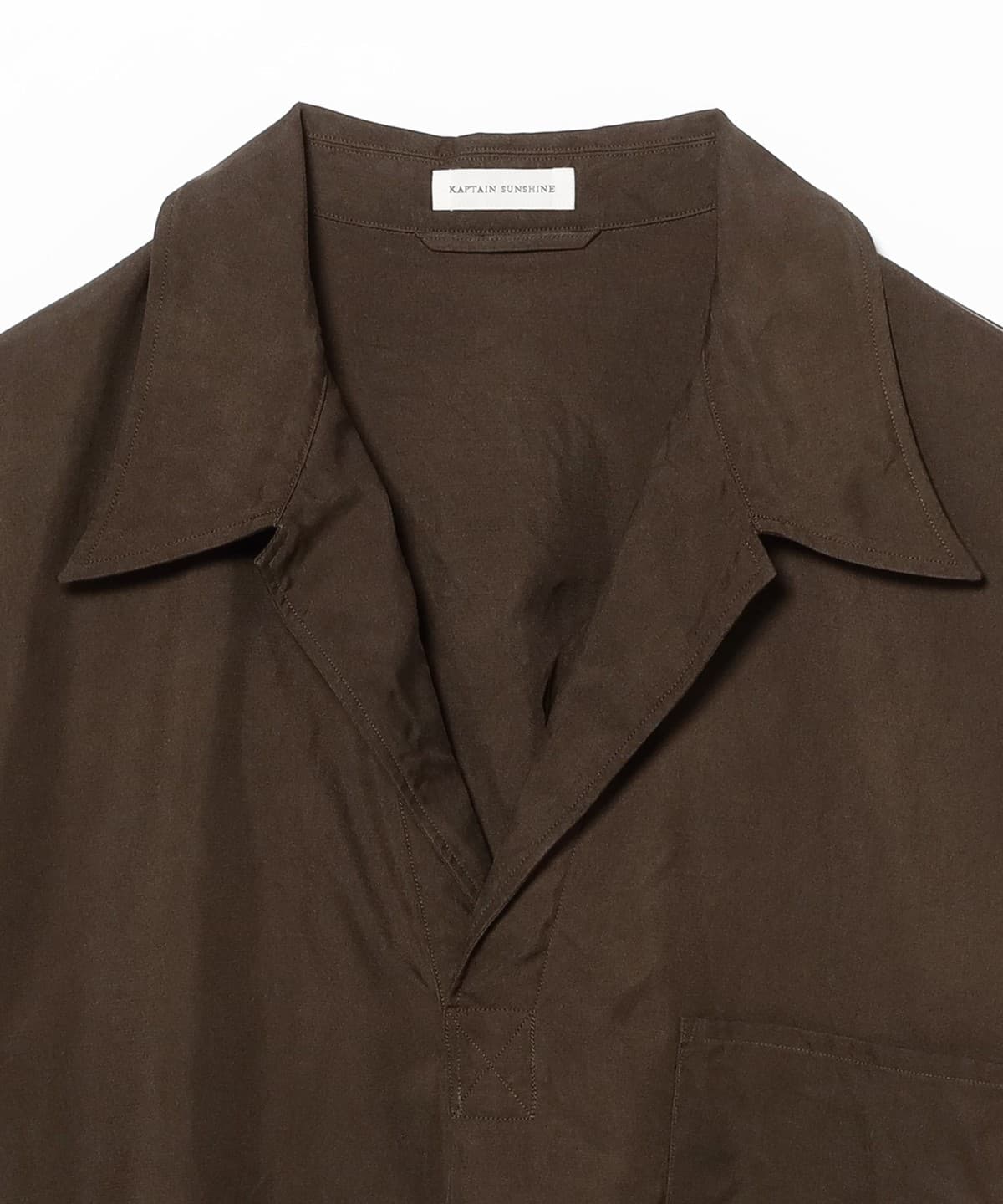 BEAMS PLUS (BEAMS PLUS) KAPTAIN SUNSHINE / Silk Pullover SS Shirt