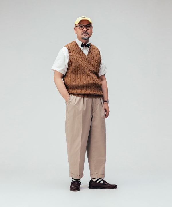 B.D. Pullover Classic-fit American Oxford Model：H 183cm Size：XL