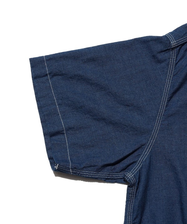 BEAMS PLUS（ビームス プラス）WORK Plain Indigo Chambray（シャツ