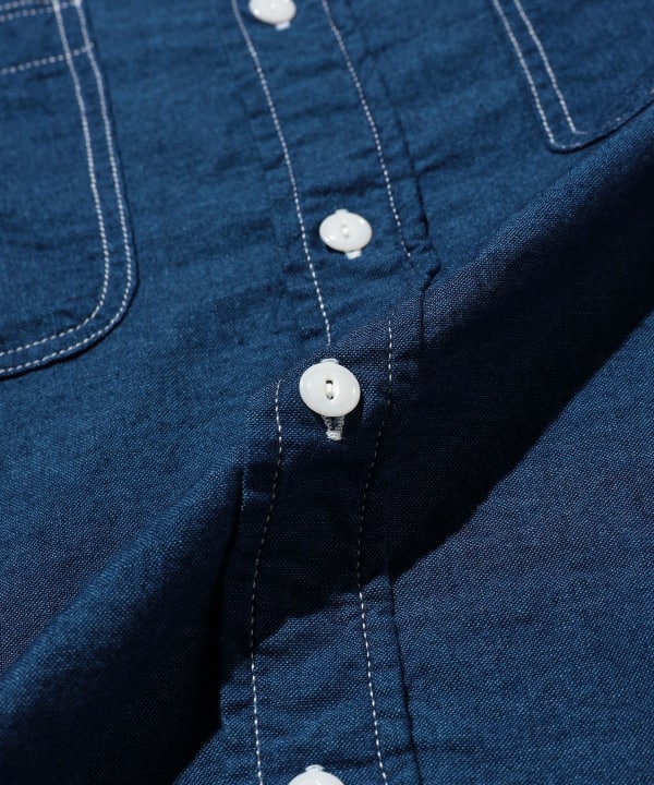 BEAMS PLUS（ビームス プラス）WORK Plain Indigo Chambray（シャツ