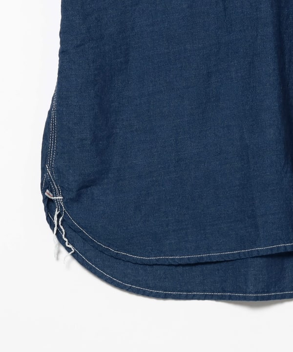 BEAMS PLUS（ビームス プラス）WORK Plain Indigo Chambray（シャツ