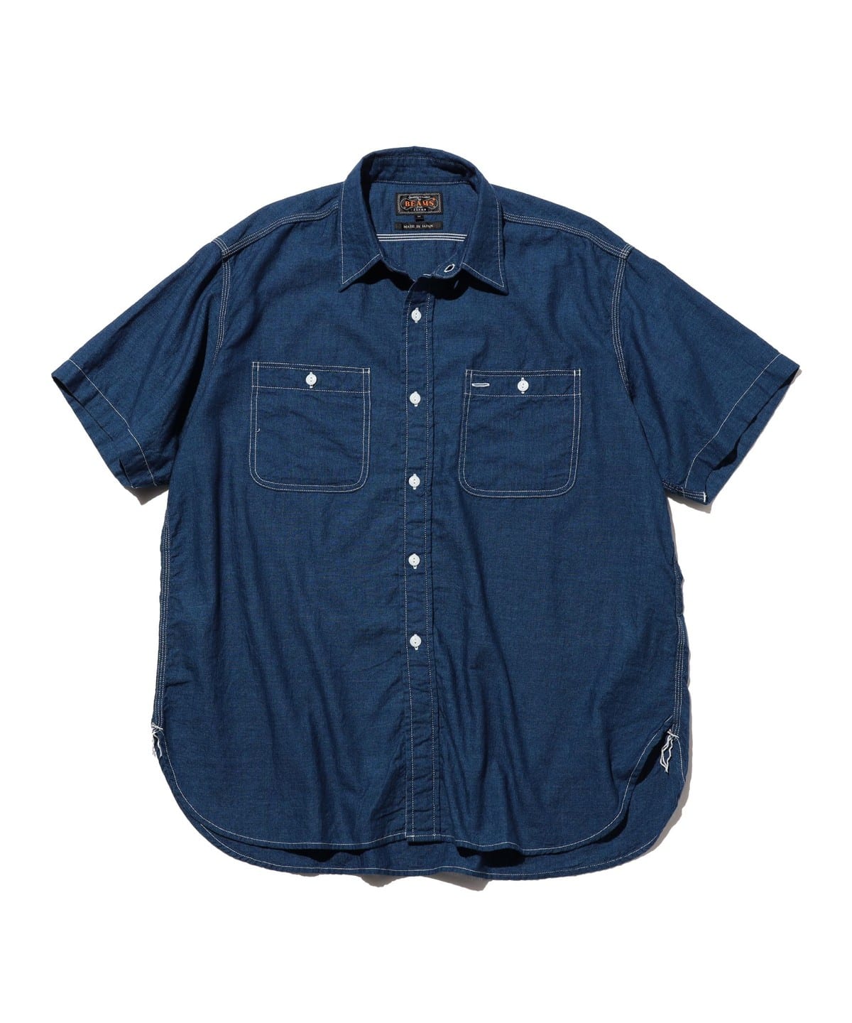 BEAMS PLUS（ビームス プラス）WORK Plain Indigo Chambray（シャツ