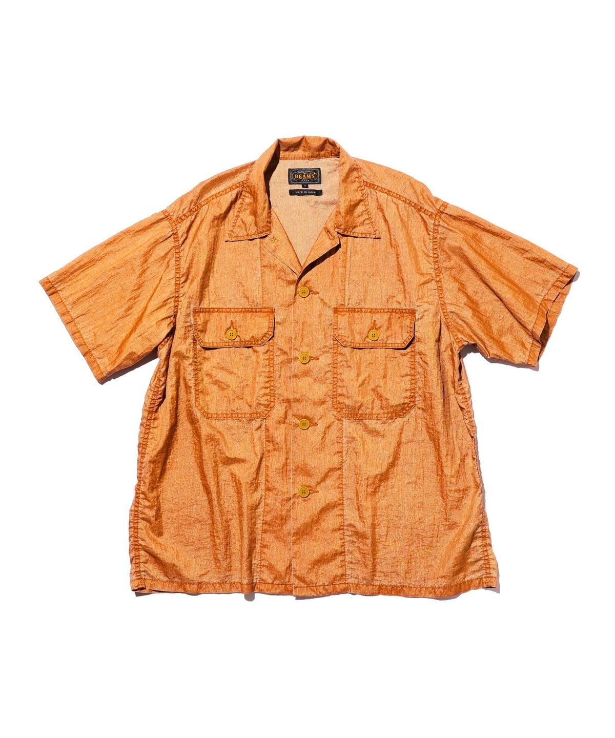 MIL-SHT Nylon Rip stop Pigment Dye �V���c�E�u���E�X MEN YELLOW S