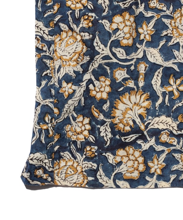 Open Collar Block Print ①