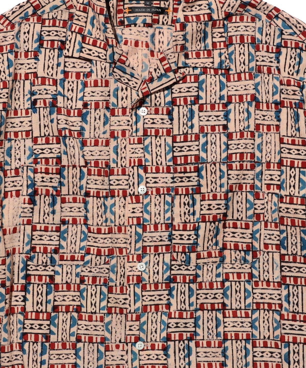 Open Collar Block Print (3)