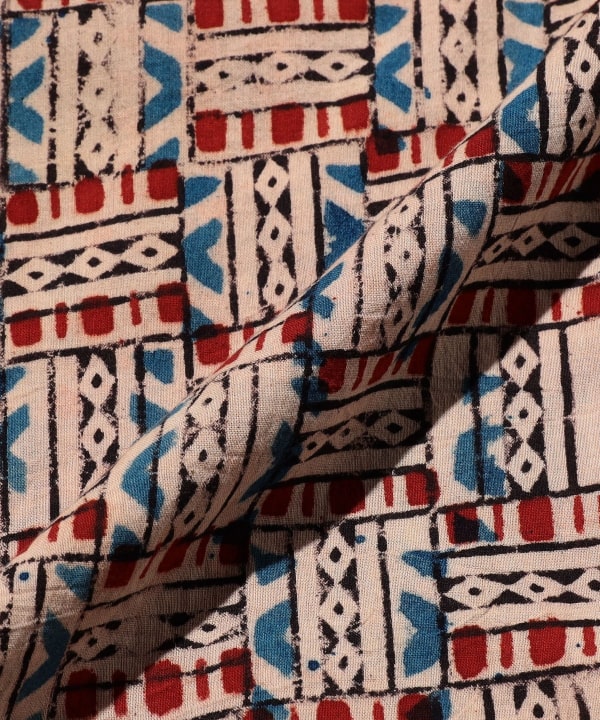 Open Collar Block Print (3)