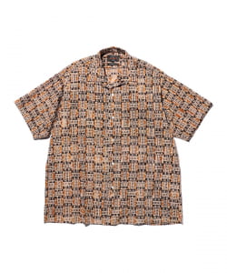 Open Collar Block Print ③