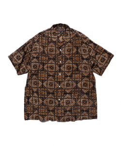 Open Collar Block Print ④