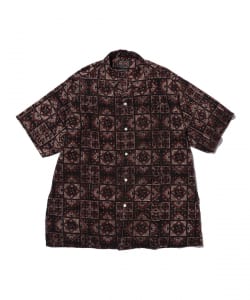 Open Collar Block Print ④