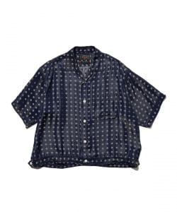 Cabana-SHT Cupro Dot Pattern