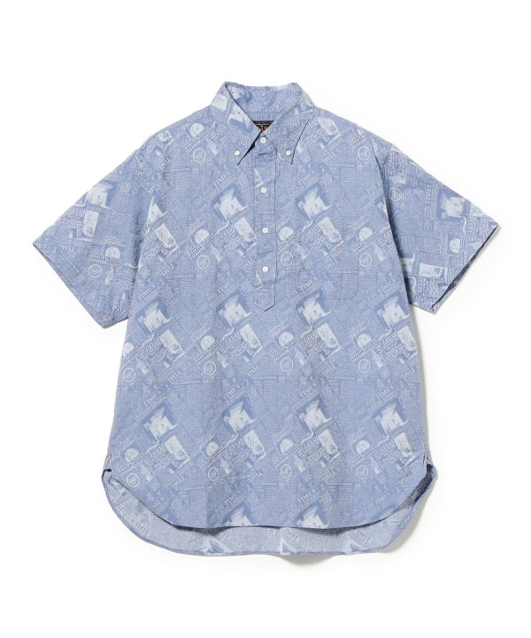BEAMS PLUS（ビームス プラス）B.D. Pullover Classic-fit Newspaper