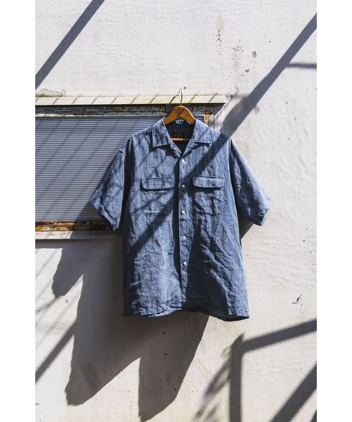BEAMS PLUS（ビームス プラス）【8/6再値下げ】Open Collar Indigo