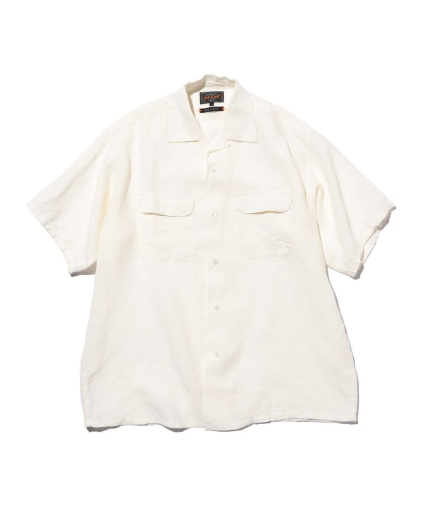 BEAMS PLUS（ビームス プラス）Open Collar 1/40 Linen（シャツ