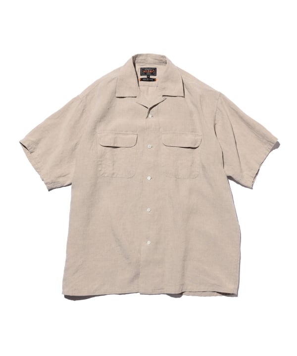 BEAMS PLUS（ビームス プラス）Open Collar 1/40 Linen（シャツ