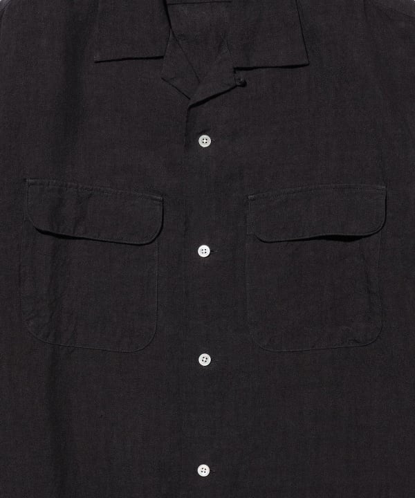 BEAMS PLUS（ビームス プラス）Open Collar 1/40 Linen（シャツ