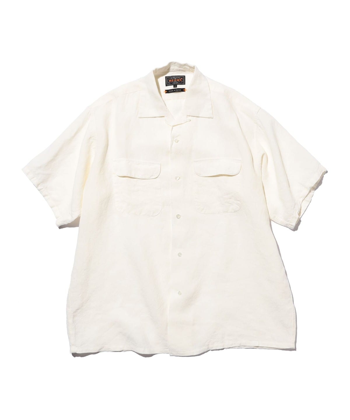 BEAMS PLUS（ビームス プラス）Open Collar 1/40 Linen（シャツ