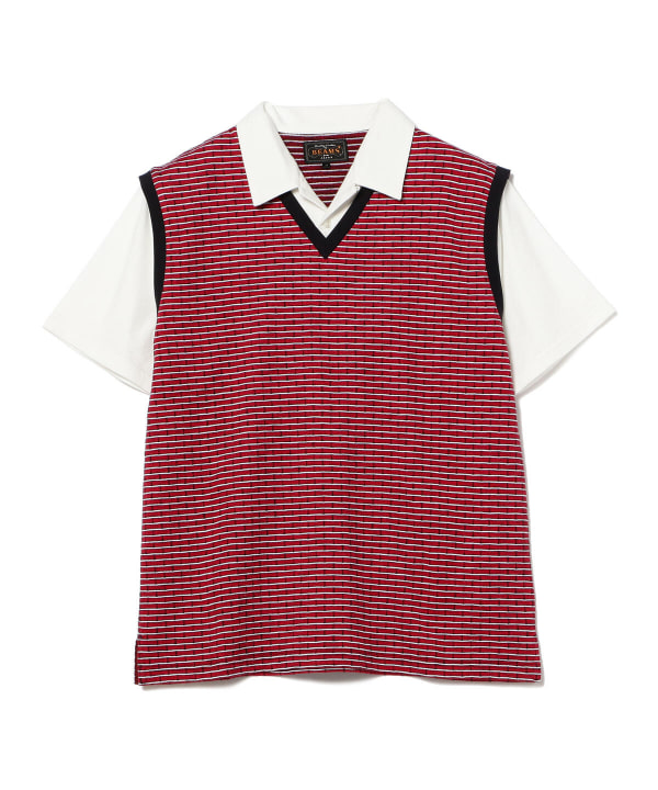 BEAMS PLUS BEAMS PLUS [Outlet] BEAMS PLUS / Fake layer polo shirt