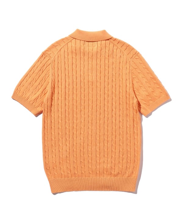 BEAMS PLUS（ビームス プラス）Knit Polo Cable（シャツ