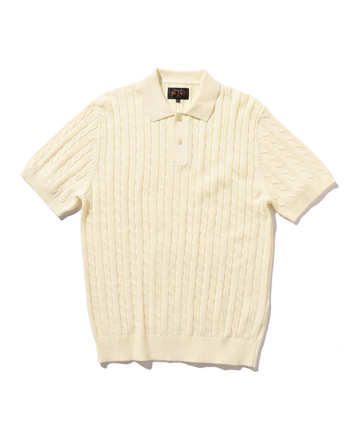 BEAMS PLUS（ビームス プラス）BEAMS PLUS / Knit Polo Cable