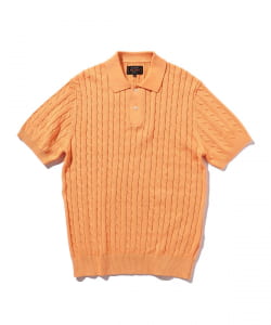 BEAMS PLUS / Knit Polo Cable